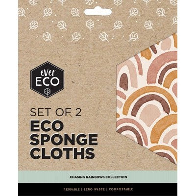 Eco Sponge Cloths - 2 Pack