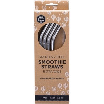 Smoothie Drinking Straws Set (4)