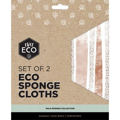 Eco Sponge Cloths - 2 Pack